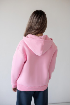 Зіп-худі oversize з капюшоном для дівчат-підлітків